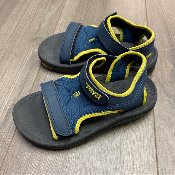 Teva | Psyclone 2 Toddler Sandals Navy Yellow 12 - Picture 5 of 8